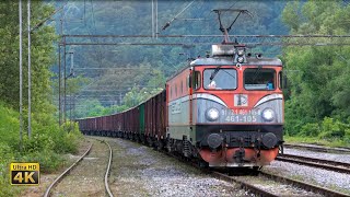 4K CABVIEW Beograd  Požega  Kraljevo  2 locomotives freight train ride  Despotija [upl. by Joe]