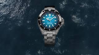 Edox SkyDiver Neptunian  High Pressure Resistance [upl. by Lierbag]