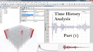 CSI ETABS  21 Time History Analysis scale factor discussed  Part 1 [upl. by Ayinat747]