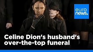 National funeral for Celine Dions husband over the top  euronews 🇬🇧 [upl. by Karee]