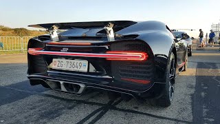 34M Bugatti Chiron  Start SOUNDS Revs Drag Racing [upl. by Lochner]