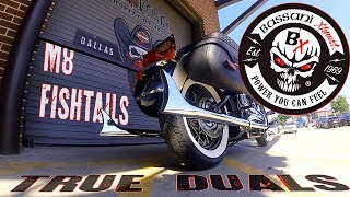 SOFTAIL M8 BASSANI TRUE DUALS REVIEW [upl. by Mella]