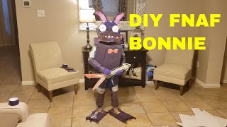 Sebastian Builds a FNAF Bonnie Costume From Cardboard DIY [upl. by Danais]