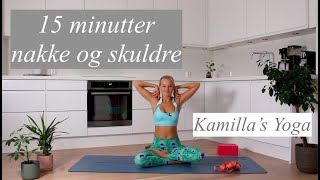 Yoga for nakke og skuldre  Norsk  Yoga Flow [upl. by Maillil374]