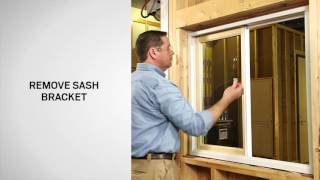 Replacing the Sash on 200 Series Gliding Windows  Andersen Windows [upl. by Wolenik249]