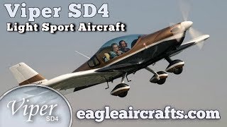 Viper SD4 Tomark Viper SD 4 all metal low wing side by side seating light sport aircraft [upl. by Aileme299]