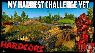 Getting Started  Day 1 of Hardcore 7 Days To Die Episode 1 [upl. by Itsirk908]