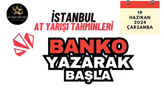 İSTANBUL ALTILISINA BANKO YAZARAK BAŞLA At Yarışı Tahminleri [upl. by Frechette]