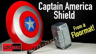 DIY Captain America Shield  Foam Doming Trick You Need To Know [upl. by Bolme]