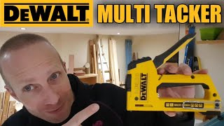 DeWalt Multi Tacker and 5in1 Staple Gun [upl. by Oynotna]