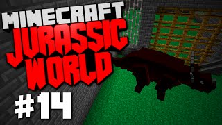 Jurassic World  Minecraft Rexxit Modpack 14 quotFinishing Up Projects Dino Pen Ideasquot [upl. by Bowers958]