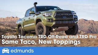 2020 Toyota Tacoma TRD OffRoad and TRD Pro ― OffRoad Drive amp Review [upl. by Amorete]