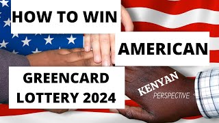 HOW TO WIN AMERICAN GREEN CARD DVLOTTERY [upl. by Yelwar115]