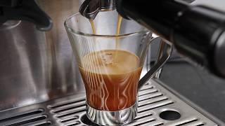 Double Shot Espresso  SAGE BARISTA EXPRESS  AampA Homemade [upl. by Arammahs25]