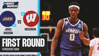 James Madison vs Wisconsin  First Round NCAA tournament extended highlights [upl. by Speroni]