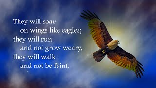 Soar on wings like eagles Isaiah 402831 [upl. by Faubion807]