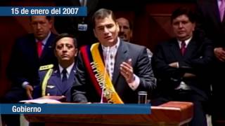 A 10 años del primer discurso presidencial de Rafael Correa [upl. by Raknahs106]