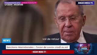 Sanctions internationales  l’avion de Lavrov cloué au sol dans les BRICS faute de ravitaillement [upl. by Baldwin]