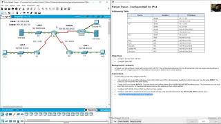 681 Packet Tracer  Configure NAT for IPv4 [upl. by Gorga]