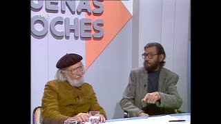 Julio Cortazar y Ernesto Cardenal Entrevista en Buenas Noches 24111983 [upl. by Reldnahc]