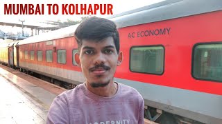 Mumbai to Kolhapur Train Journey  Mahalaxmi Express 3rd AC Economy Coach Journey [upl. by Lledra249]