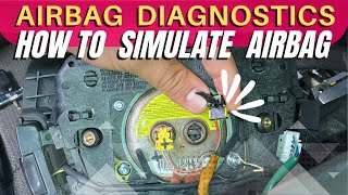 Airbag Diagnostics  How to Simulate Airbag  How to Bypass Airbag [upl. by Ailyn616]