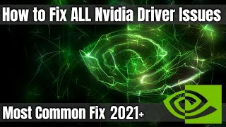 How to Fix ALL Nvidia Driver Issues  The Most Common Fix 2025 [upl. by Anilag665]