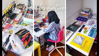 Desk  Stationery Organization  Desk Cleaning  stepbystep 📚 🖇 📐 [upl. by Atcliffe]