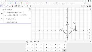 GeoGebra para Professores  Curvas Paramétricas [upl. by Onitselec]