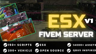 Esx FiveM Server Inspired by QBcore Server  Esx Fvem [upl. by Asiel]