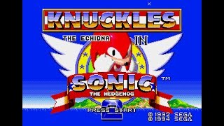 Knuckles the Echidna in Sonic the Hedgehog 2 playthrough Longplay [upl. by Jordan956]