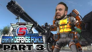 Earth Defense Force 5 Part 3  Funhaus Gameplay [upl. by Halilahk]