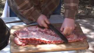 How To trim Spare Ribs St Louis Style  Tip [upl. by Ahk]