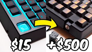 TECLADO DE 15 vs TECLADO de 500 [upl. by Beryle]