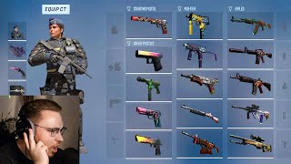 ohnepixel shocked by the most expensive CS2 loadout [upl. by Rundgren]