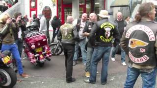 Harley Day Amsterdam 2011  Hells Angels meet Satudarah 15 [upl. by Buckie]