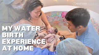 MY WATER BIRTH EXPERIENCE AND SURPRISE GENDER REVEAL [upl. by Blythe]