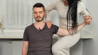 ASMR Chiropractic Adjustment  Manual Therapy [upl. by Aihsatan764]