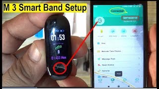 M3 Smart Band  How To Connect M3 Smart Band With Mobile  M3 Smart Band Time and Date Setting  Fix [upl. by Windsor888]