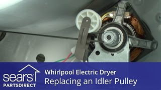 How to Replace a Whirlpool Electric Dryer Idler Pulley [upl. by Epp]