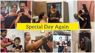 Special Day Vlog  Home Vlog  Sowbhagya Venkitesh [upl. by Moitoso]