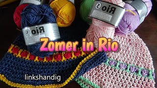 Haken  tutorial 571 Zomer in Rio linkshandig [upl. by Beal]