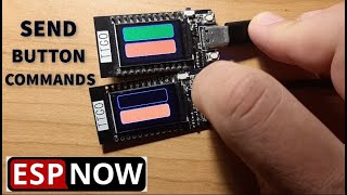 ESP NOW Effortless Control  Display On amp Off Buttons With TTGO ESP32 [upl. by Seka]