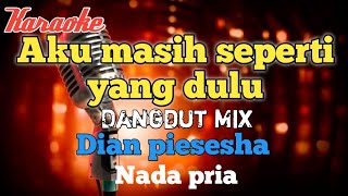 Tak ingin sendiri  Dangdut mix karaoke nada pria [upl. by Rabbaj]