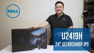 Dell Ultrasharp 24quot IPS Monitor  U2419H  Unboxing amp Walkthrough [upl. by Ietta487]