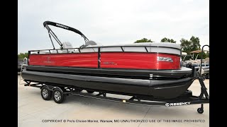 2024 Regency pontoon boat 250 DL3 w250HP Mercury 4 Stroke Stock ST1012 [upl. by Ani]