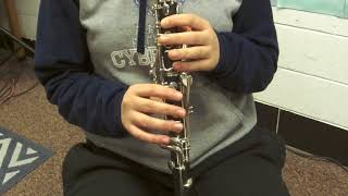 Bb Major Scale  Clarinet [upl. by Mcintyre840]