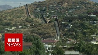 Mexico wall construction to start quotas soon as possiblequot President Trump  BBC News [upl. by Nileak103]