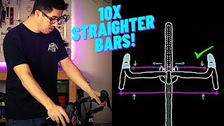 HOW TO Align Bicycle Handlebars Perfectly  The BEST Method [upl. by Runstadler]