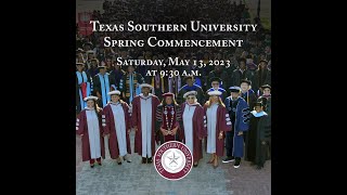 Texas Southern University Spring 2023 Commencement [upl. by Anurb455]